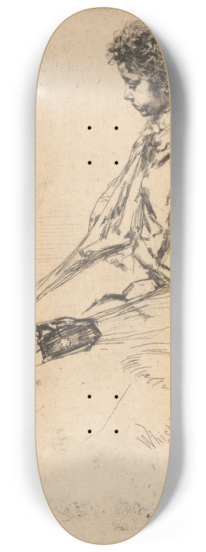 James Abbott McNeill Whistler - Bibi Lalouette 8.25 inch art skate deck