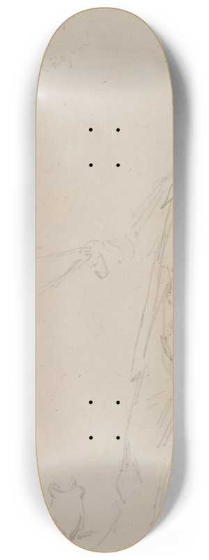 James Abbott McNeill Whistler - Blanchissage a Cologne 8.25 inch art skate deck James Abbott McNeill Whistler - Blanchissage a Cologne 8.25 inch art skate deck