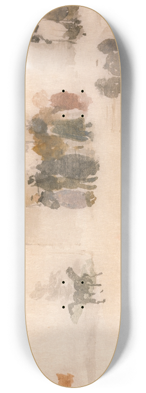 James Abbott McNeill Whistler - Figures Outside a Doorway 8.25 inch art skate deck