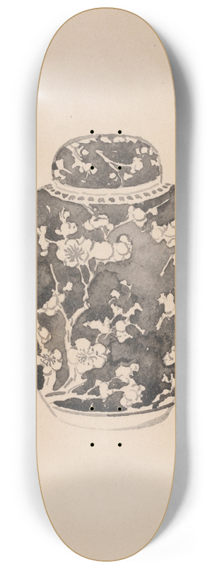 James Abbott McNeill Whistler - Oviform Ginger Jar with Bell-shaped cover 8.25 inch art skate deck