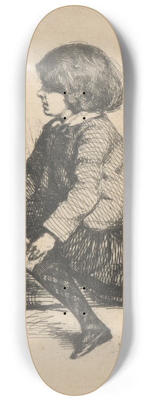 James Abbott McNeill Whistler - Seymour Seated 8.25 inch art skate deck
