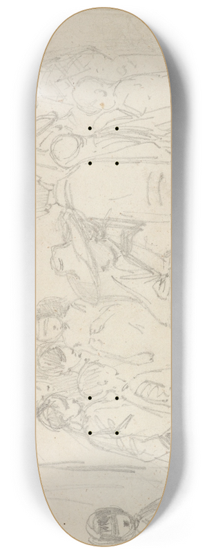 James Abbott McNeill Whistler - Succes dErnesti a Cologne 8.25 inch art skate deck James Abbott McNeill Whistler - Succes dErnesti a Cologne 8.25 inch art skate deck
