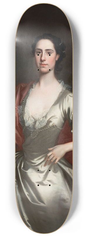 Allan Ramsay - Portrait Of Lady Susanna Campbell, Ne Bernard (D. 1751) 8.25 inch art skate deck Allan Ramsay - Portrait Of Lady Susanna Campbell, Ne Bernard (D. 1751) 8.25 inch art skate deck
