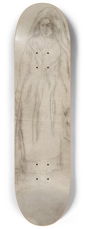 James Abbott McNeill Whistler - Venetian Water Carrier 8.25 inch art skate deck