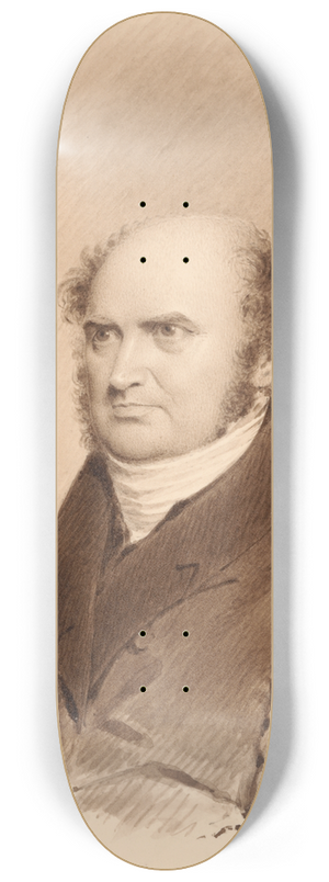 James Barton Longacre - Levi Woodbury 8.25 inch art skate deck