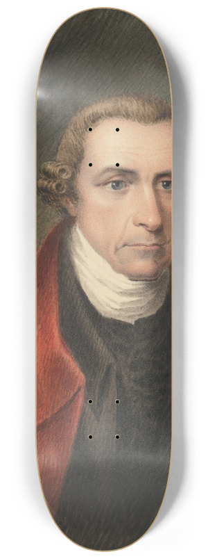 James Barton Longacre - Patrick Henry 8.25 inch art skate deck