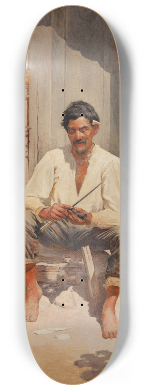 Almeida Jnior - Caipira Cutting Tobacco 8.25 inch art skate deck