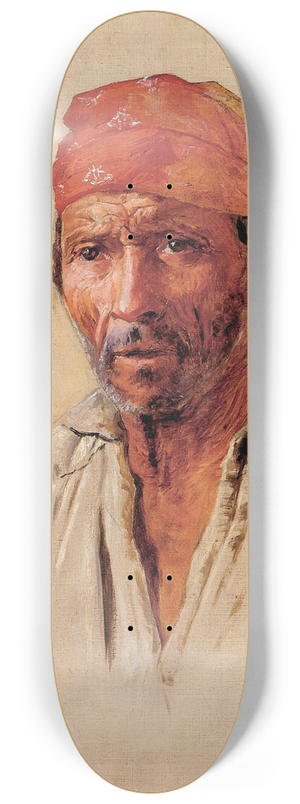 Almeida Jnior - Study Of CaipiraS Head 8.25 inch art skate deck