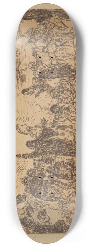 James Ensor - Christus bij de bedelaars 8.25 inch art skate deck James Ensor - Christus bij de bedelaars 8.25 inch art skate deck