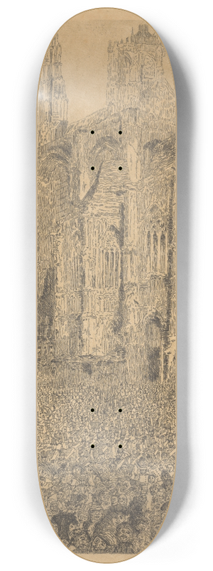 James Ensor - De kathedraal 8.25 inch art skate deck James Ensor - De kathedraal 8.25 inch art skate deck