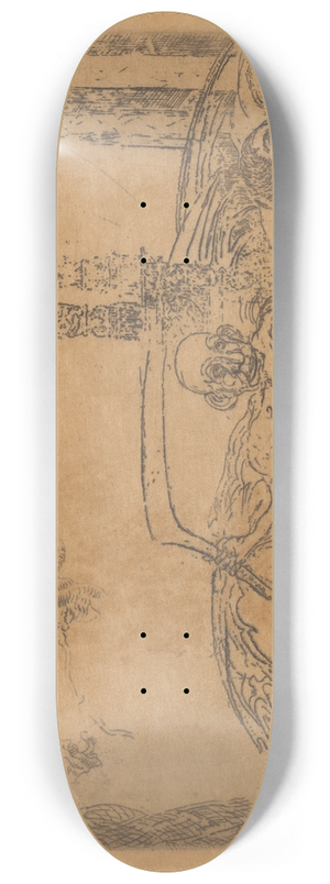 James Ensor - De ontucht 8.25 inch art skate deck James Ensor - De ontucht 8.25 inch art skate deck