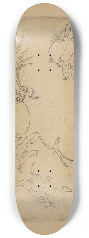 James Ensor - De verschrikkelijke boogschutter 8.25 inch art skate deck