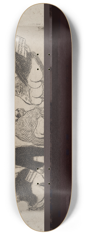 James Ensor - Doctrinaire voeding 8.25 inch art skate deck