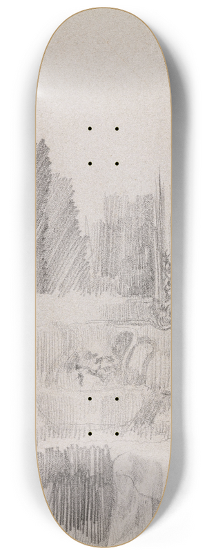 James Ensor - Dressing Table with Washstand and Mirror 8.25 inch art skate deck