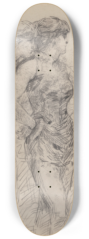 James Ensor - Dress Up Ball in the Munt 8.25 inch art skate deck