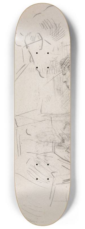 James Ensor - Ensors Mother 8.25 inch art skate deck