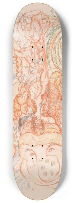 James Ensor - Frontispiece 8.25 inch art skate deck James Ensor - Frontispiece 8.25 inch art skate deck
