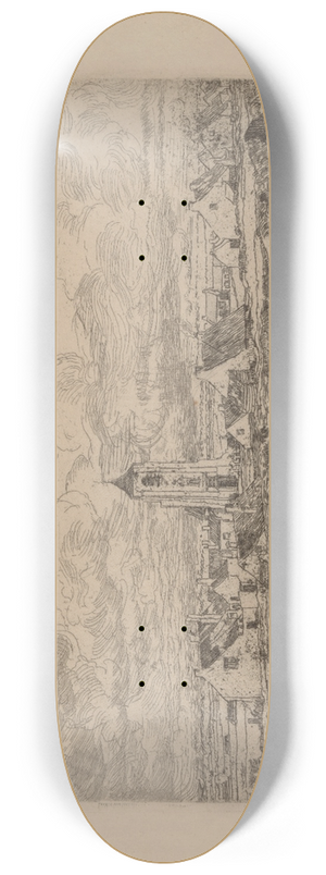 James Ensor - Groot gezicht op Mariakerke 8.25 inch art skate deck