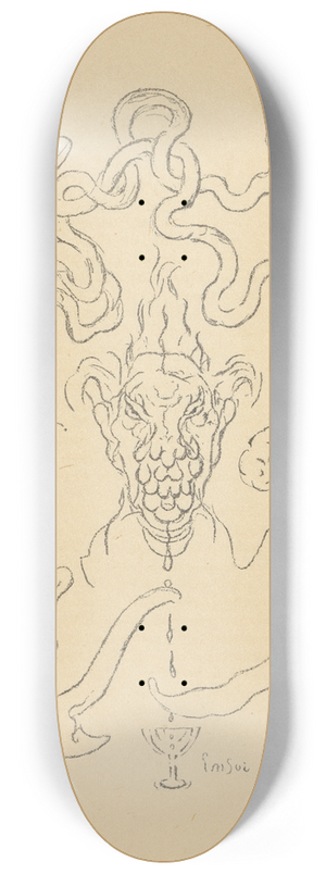 James Ensor - Images du Rallye 8.25 inch art skate deck