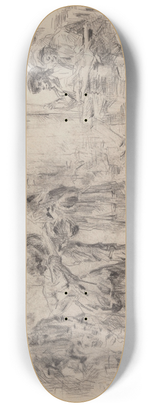 James Ensor - In Front of the Alcalde 8.25 inch art skate deck