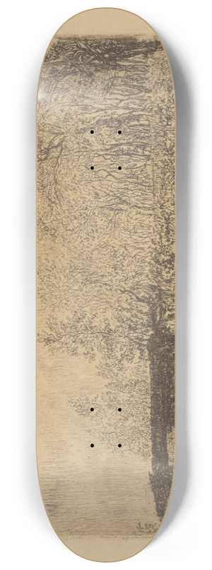 James Ensor - Landelijke brug 8.25 inch art skate deck