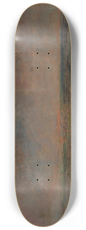 James Ensor - Large seascape  Sunset 8.25 inch art skate deck