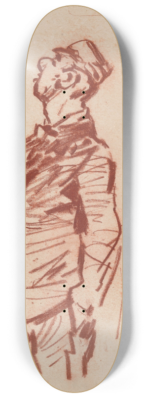 James Ensor - Man with a Cap 8.25 inch art skate deck