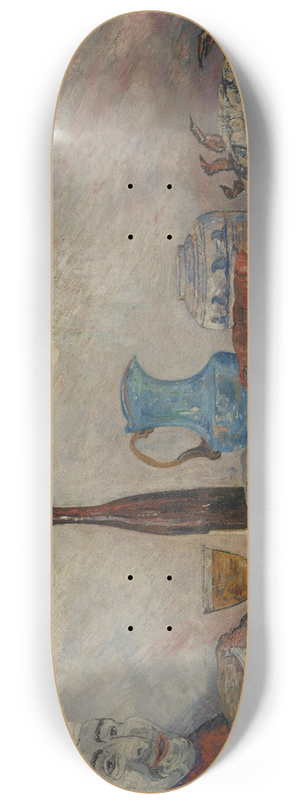 James Ensor - Mask and Crustaceans 8.25 inch art skate deck