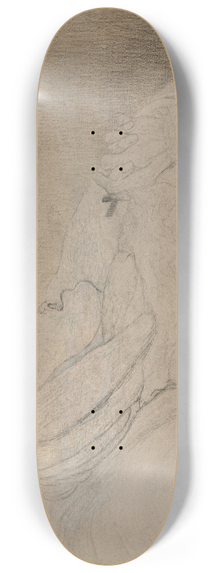 James Ensor - My Dead Mother 8.25 inch art skate deck