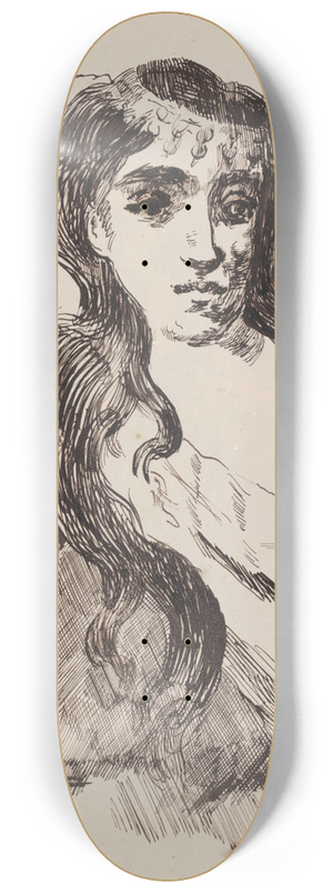 James Ensor - Odalisque 8.25 inch art skate deck James Ensor - Odalisque 8.25 inch art skate deck