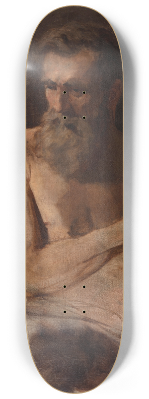 James Ensor - Old man 8.25 inch art skate deck James Ensor - Old man 8.25 inch art skate deck