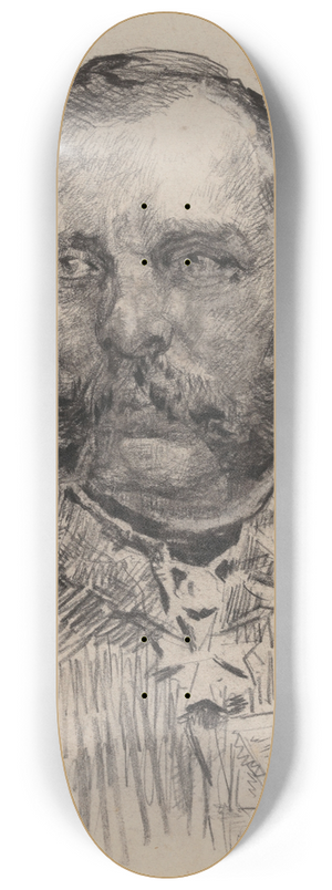 James Ensor - Portrait of a Man 8.25 inch art skate deck