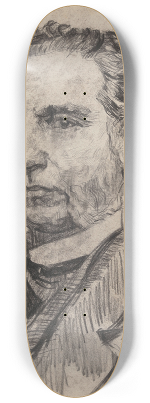 James Ensor - Portrait of a Man 8.25 inch art skate deck James Ensor - Portrait of a Man 8.25 inch art skate deck