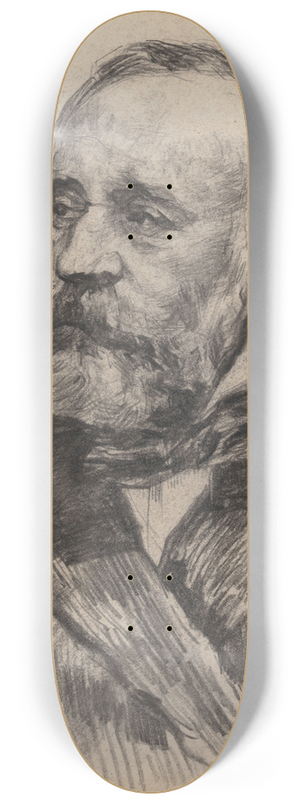 James Ensor - Portrait of a Man 8.25 inch art skate deck