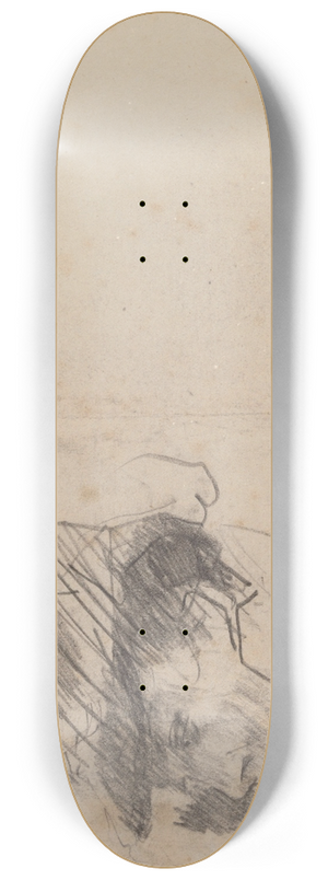 James Ensor - Portrait of a Man 8.25 inch art skate deck