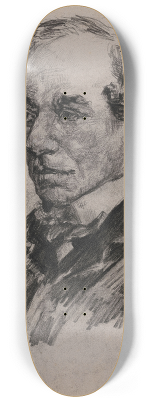 James Ensor - Portrait of a Man 8.25 inch art skate deck