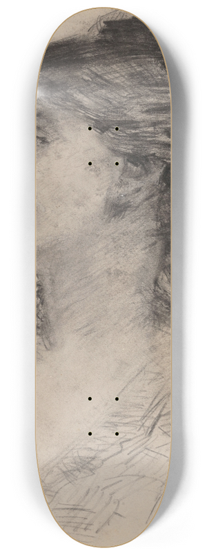 James Ensor - Portrait of a Woman 8.25 inch art skate deck