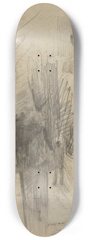 James Ensor - Snuisterijen en figuren 8.25 inch art skate deck