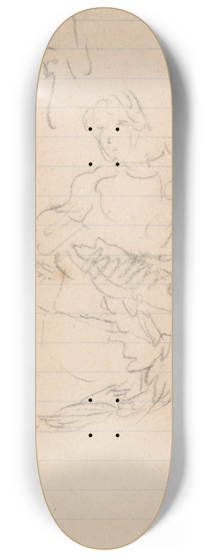 James Ensor - Stage Characters 8.25 inch art skate deck