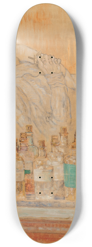 James Ensor - The Artists Mother in Death 8.25 inch art skate deck