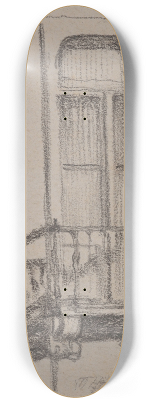 James Ensor - The Balcony 8.25 inch art skate deck