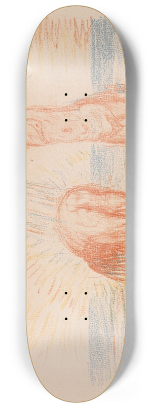James Ensor - The Baptism of Christ 8.25 inch art skate deck