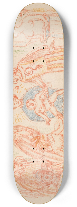 James Ensor - The Circumcision 8.25 inch art skate deck