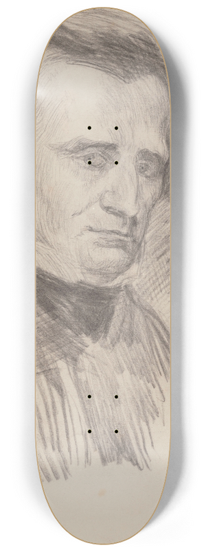 James Ensor - The Composer Hector Berlioz 8.25 inch art skate deck