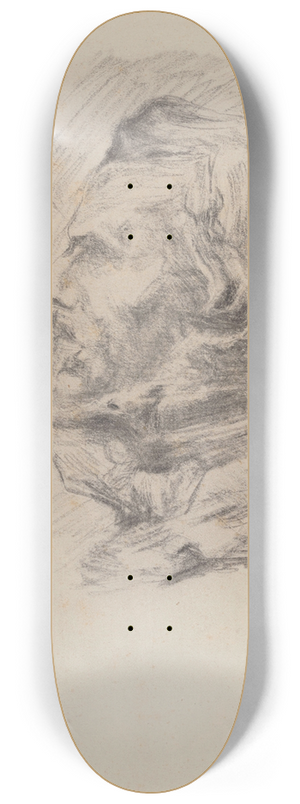 James Ensor - The Painter Eugne Delacroix 8.25 inch art skate deck