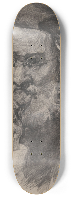 James Ensor - The Painter Jean Franois Millet 8.25 inch art skate deck