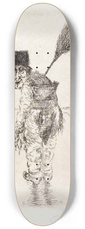 James Ensor - The Scavenger 8.25 inch art skate deck James Ensor - The Scavenger 8.25 inch art skate deck
