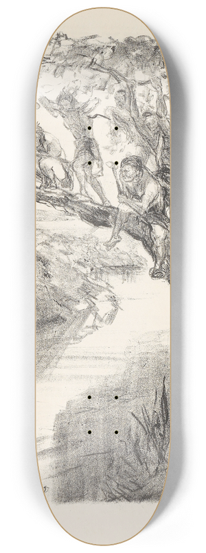 James Fenimore Cooper - Lederstrumpf-Erzhlungen 8.25 inch art skate deck James Fenimore Cooper - Lederstrumpf-Erzhlungen 8.25 inch art skate deck