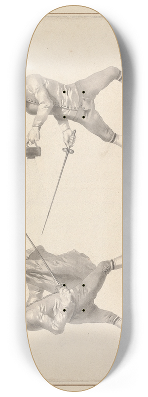 James Gwin - Garde de LEpe & Manteau Attaque par LEpe & Lanterne 8.25 inch art skate deck