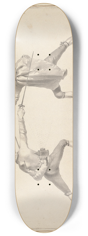 James Gwin - LEpe & Lanterne Combatte par LEpe et Manteau 8.25 inch art skate deck